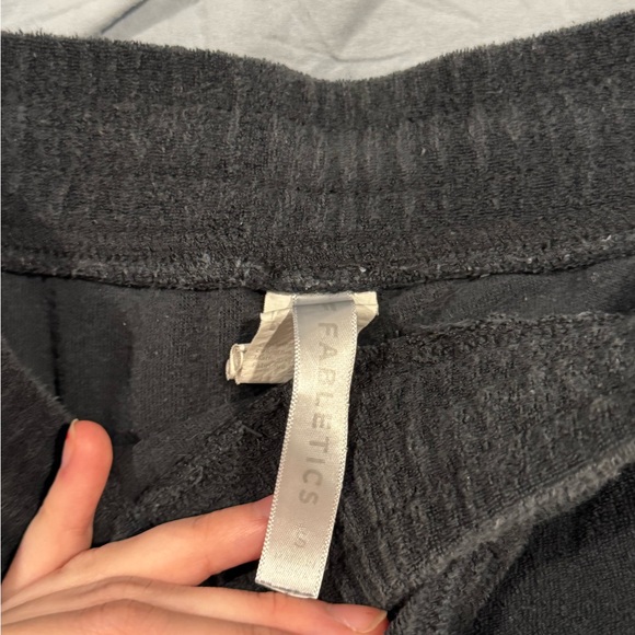 Fabletics Black Velour Pajama Set - Picture 6 of 7